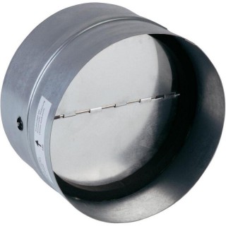 Terugslagklep Metaal 100mm luchtbuizen koppeling ventilatie | Terugslagklep