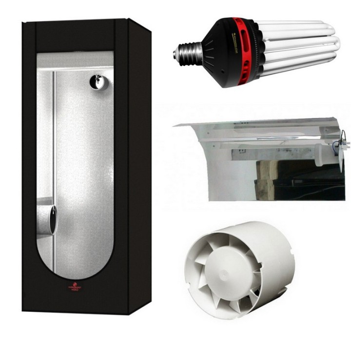 Kweek Kit Basis Eco 125W Hydro Shoot 60 compleet starterspakket | Kweek Kit Lamp Eco