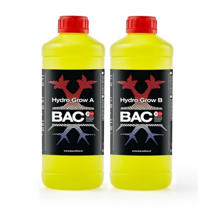 BAC Grow Hydro A/B 2x1l twin bottles slabs mapito flakes | BAC