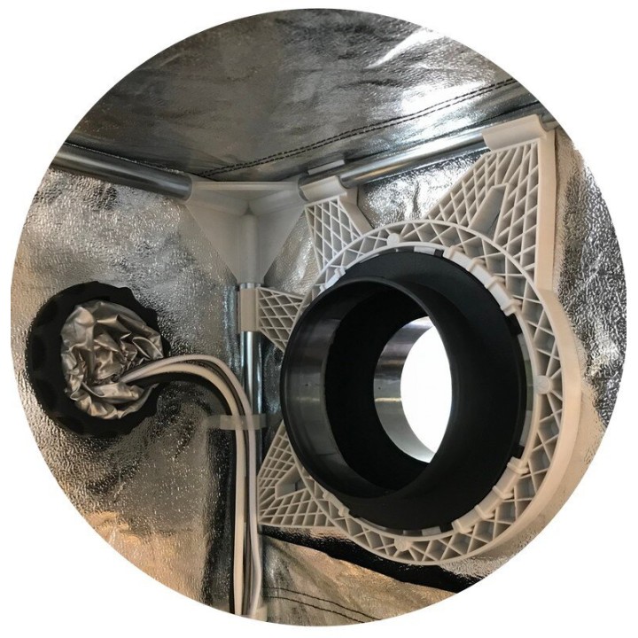 Ducting Flange Secret Jardin maten compatibele tenten | Secret Jardin