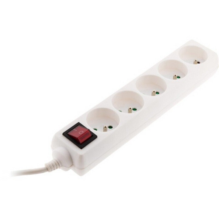 Power Strip 5 Sockets With Switch - 1