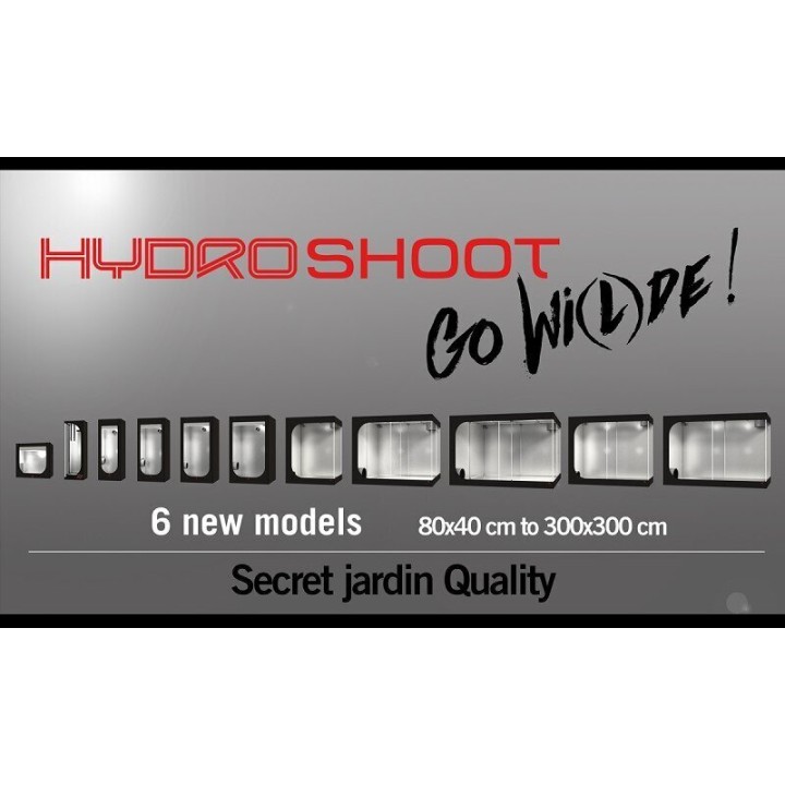 Hydro Shoot 150x150x200cm interior Mylar detail close-up | Secret Jardin
