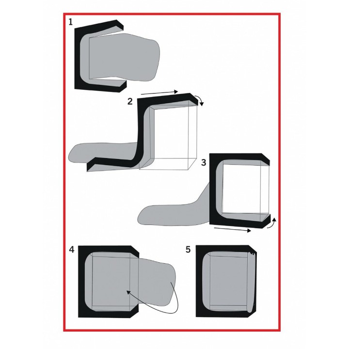 Hydro Shoot 150x150x200cm packaging box with dimensions | Secret Jardin