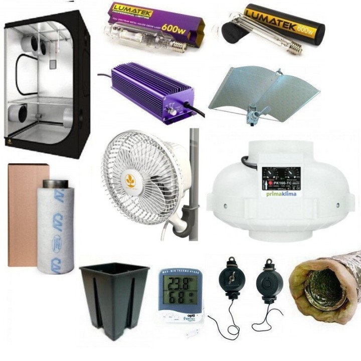 Pack Super Deluxe Lumatek DS 120 600W Adjust-A-Wing complet | Pack Lampe