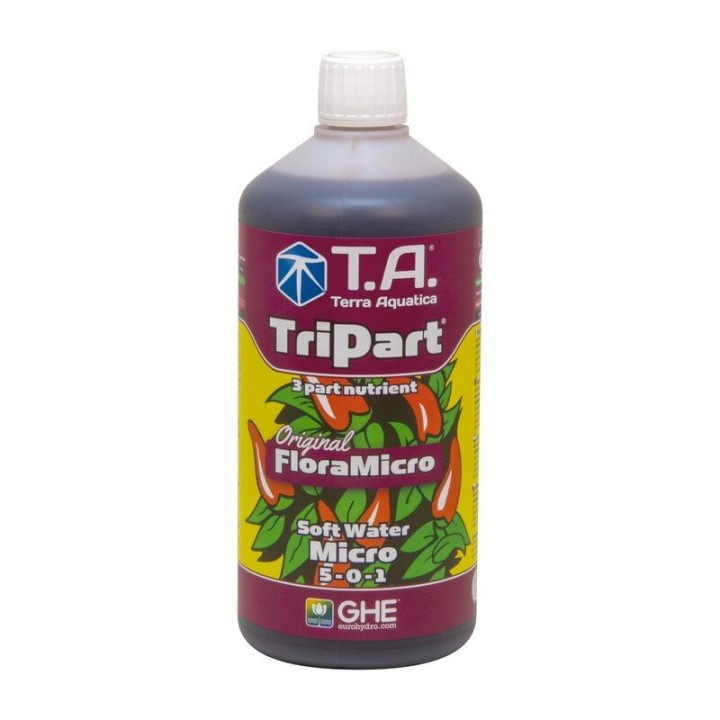 Terra Aquatica FloraMicro Soft Water 1l base nutritive concentrée | Terra Aquatica