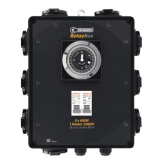 Cli-Mate Timer Relay 8 German design 8x600W product photo | Electricity