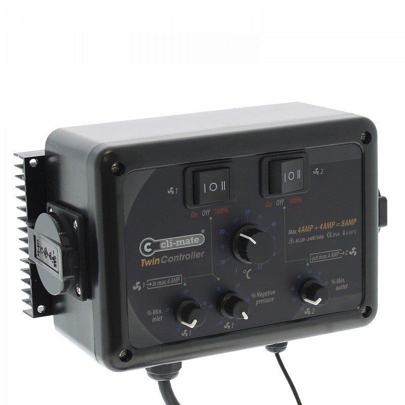 Cli-Mate Twin Controller 4+4 Amp - 1