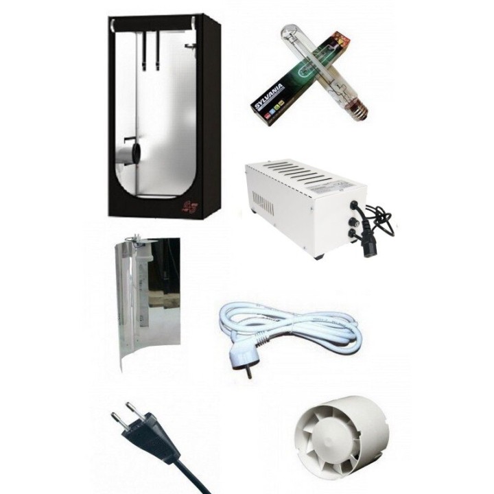 Kit Economic Hydroshoot 80 250W complete tent grow value pack | Pack HPS-MH Lamp