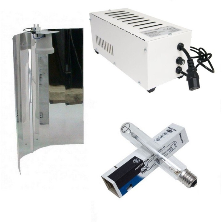 Kit 600W Superplant Philips Greenpower ballast réflecteur IEC | Kit Eclairage 600W
