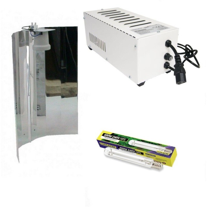 Kit 600W Superplant Lumatek ballast Sylvania Grolux réflecteur | Kit Eclairage 600W
