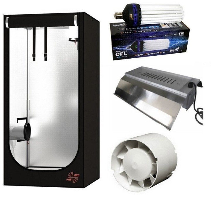 Basis Kit Eco 250W HS80 Plasmalight afzuiger beginners pakket | Kweek Kit Lamp Eco