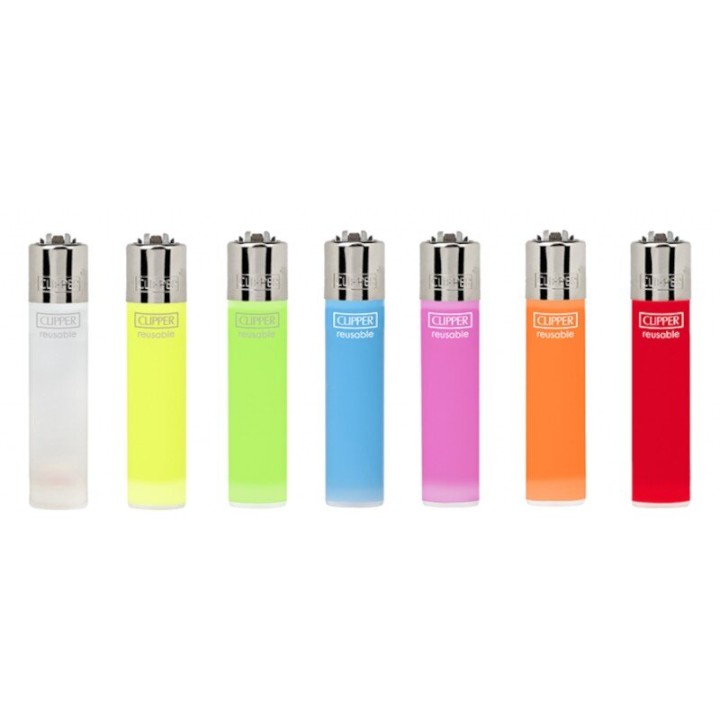 Clipper Translucent refillable removable flint product photo | Lighters Clipper