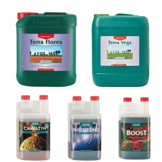 Canna Terra Pack XXL verpakking 5 flessen overzicht inhoud | Canna