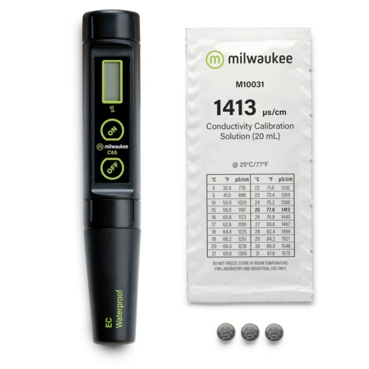 Milwaukee C66 EC Meter  6 - PH / EC Control
