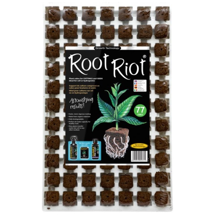 Root Riot Tray 77 Cubes  1 - Cloning