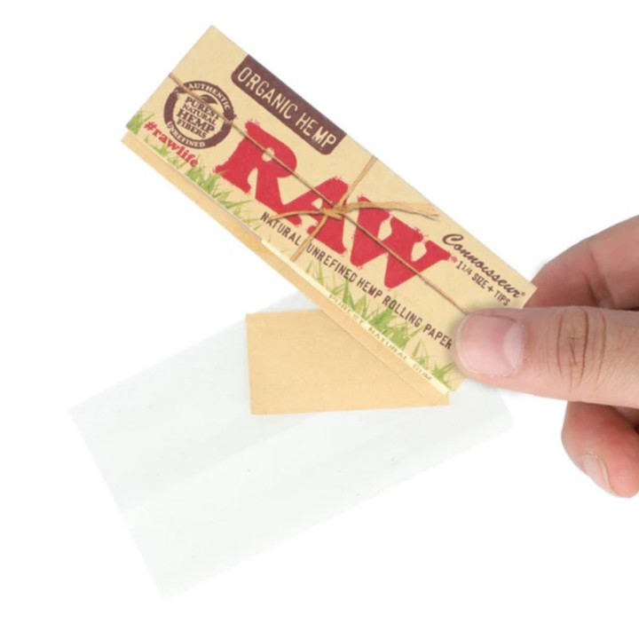 RAW Organic Hemp Kingsize Connoisseur + Tips - 3