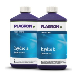 Plagron Hydro A+B 2x1l hydrovoeding mineraal twee flessen foto | Plagron