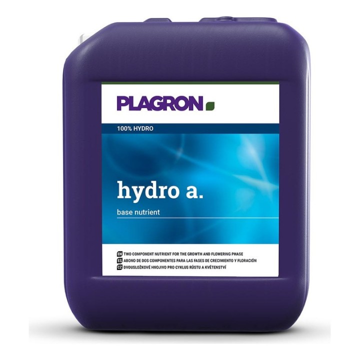 Plagron Hydro A+B 2x10l verpakking etiket groot formaat | Plagron