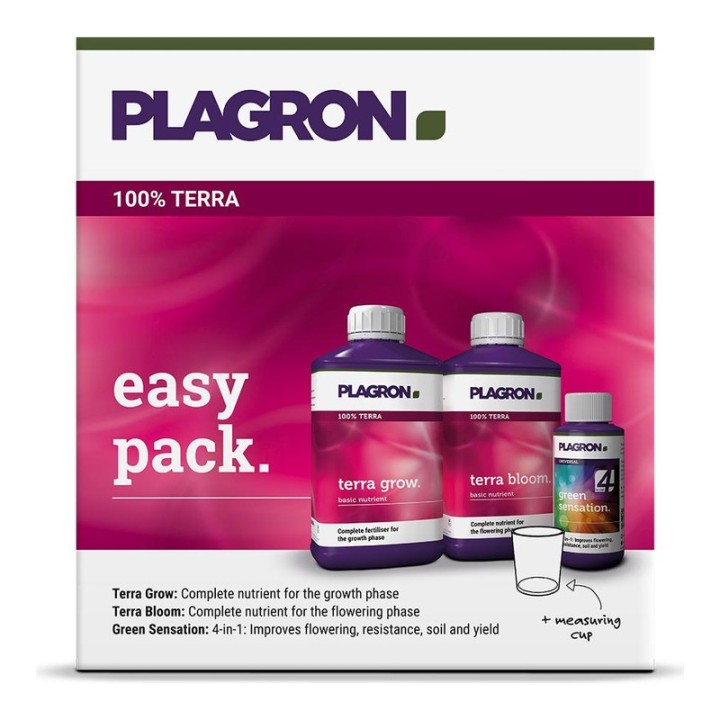 Plagron Easy Pack Terra soil starter kit complete set product | Plagron