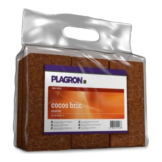 Plagron Coco Brix 7l x6 geperste kokosblokken herbruikbaar | Substraten