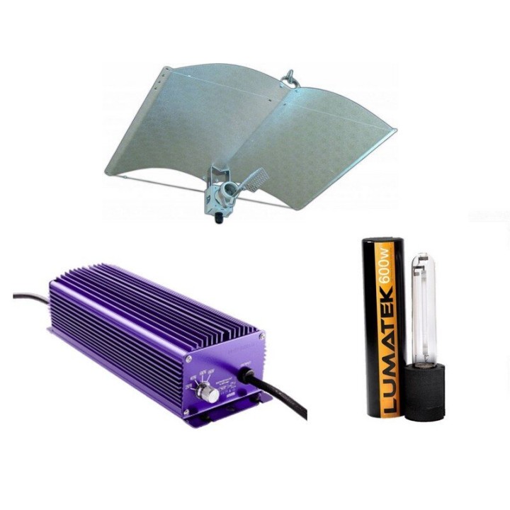 Kit 600W Lumatek Adjust-A-Wing digital professional grow set | Lighting Set